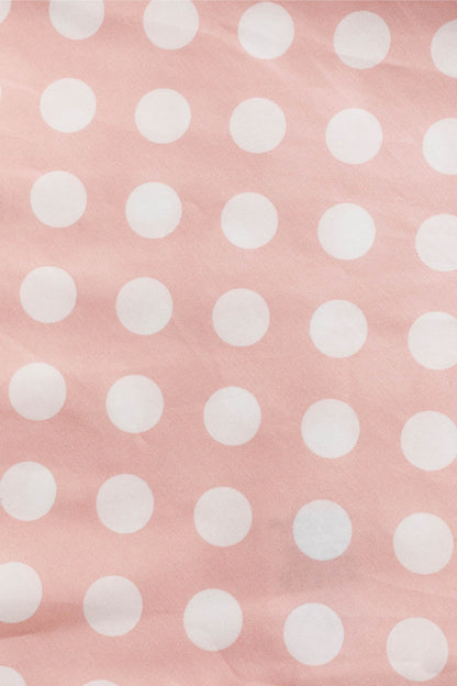 Maisie Light Pink Polka Dot Full Circle Midi Skirt