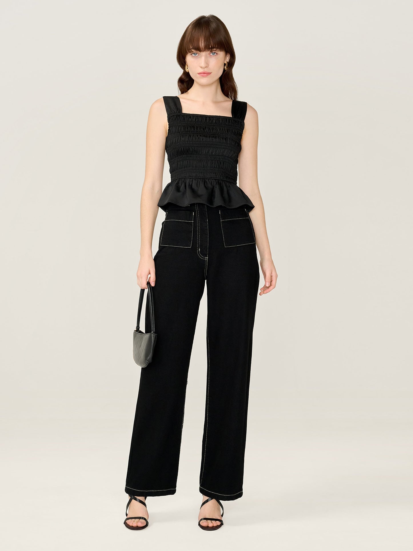 Rain Top in Black