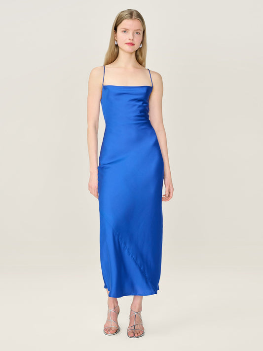 Riviera Dress in Cobalt