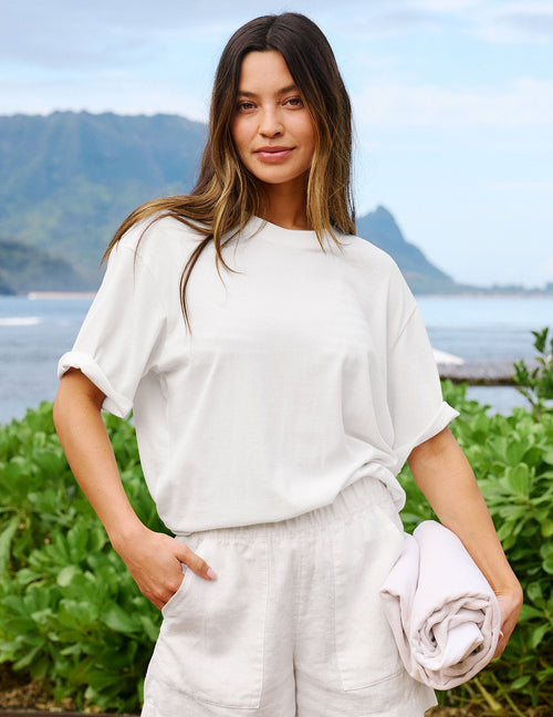 SoftKnit Better Than Ever Oversized Cotton Tee