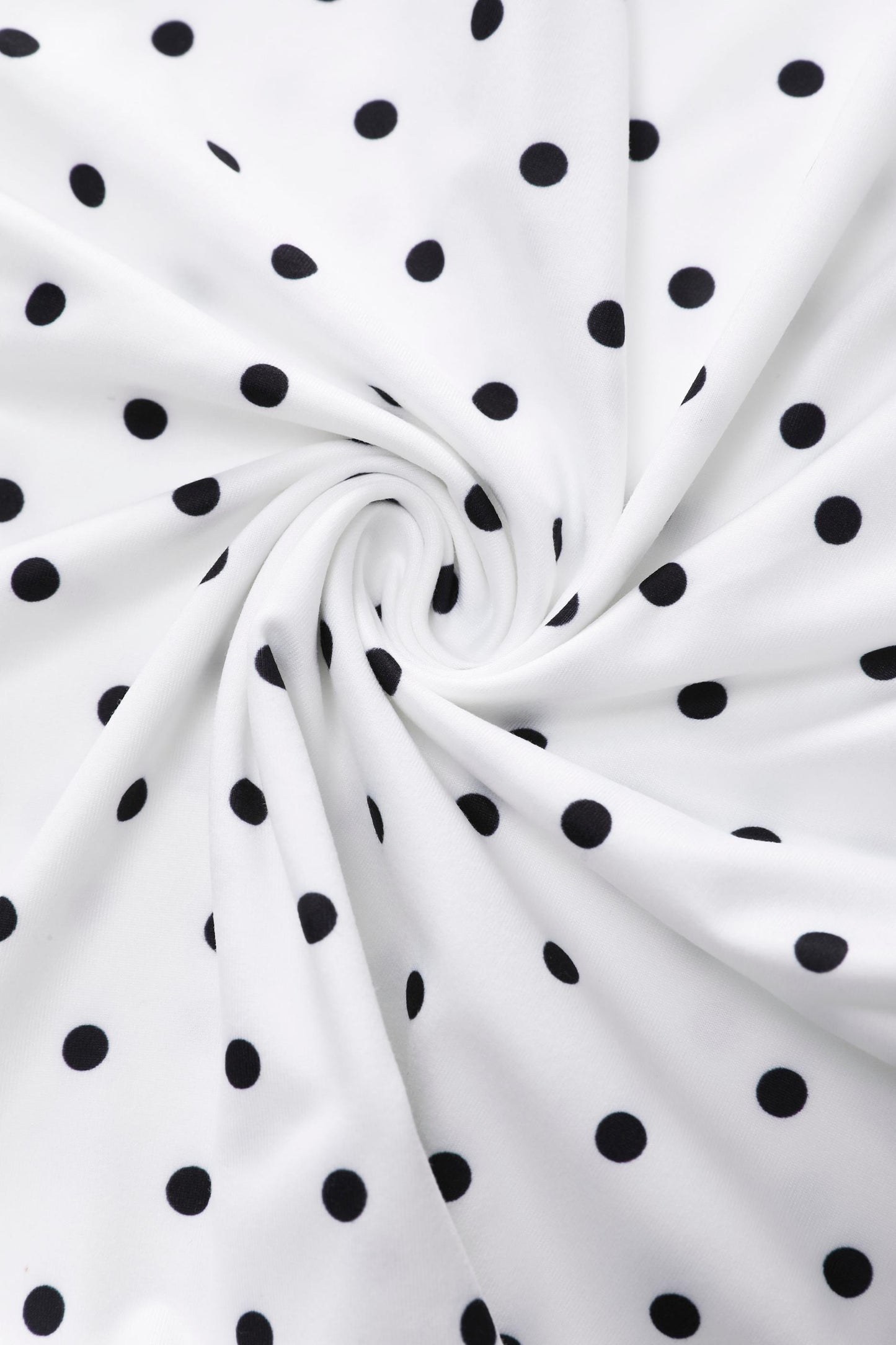 Matilda Polka Dot Wrap Dress in White