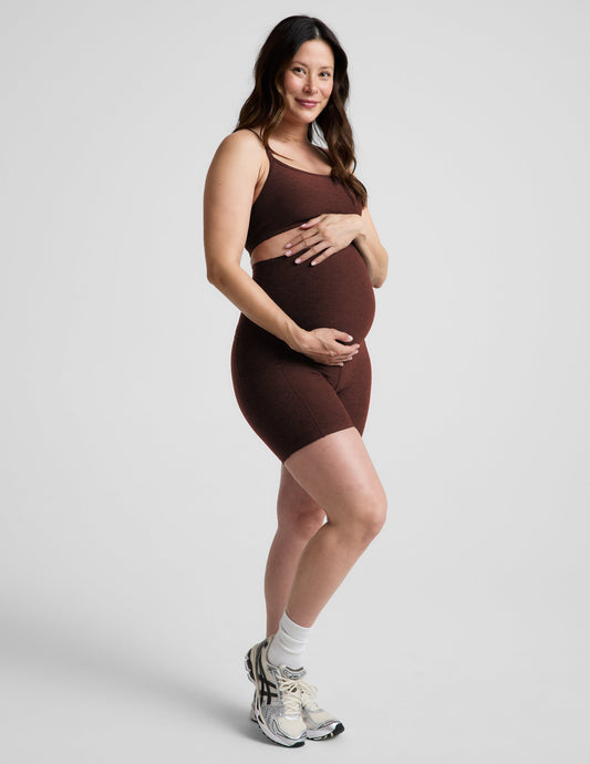 Spacedye™ Keep Pace 5" Maternity Pocket Biker Short