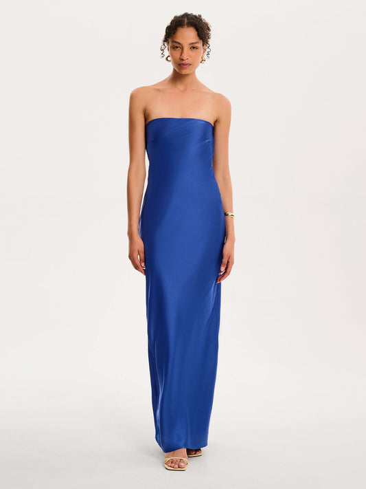 Amdra Maxi Dress in Cobalt
