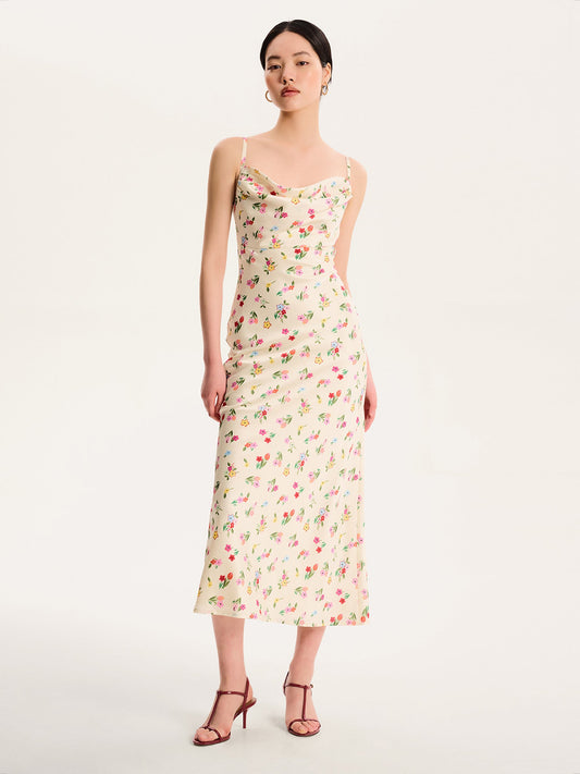 Belle Dress  in Yellow Floral