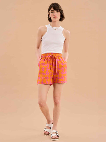 Canaria Elasticated Geo Print Shorts
