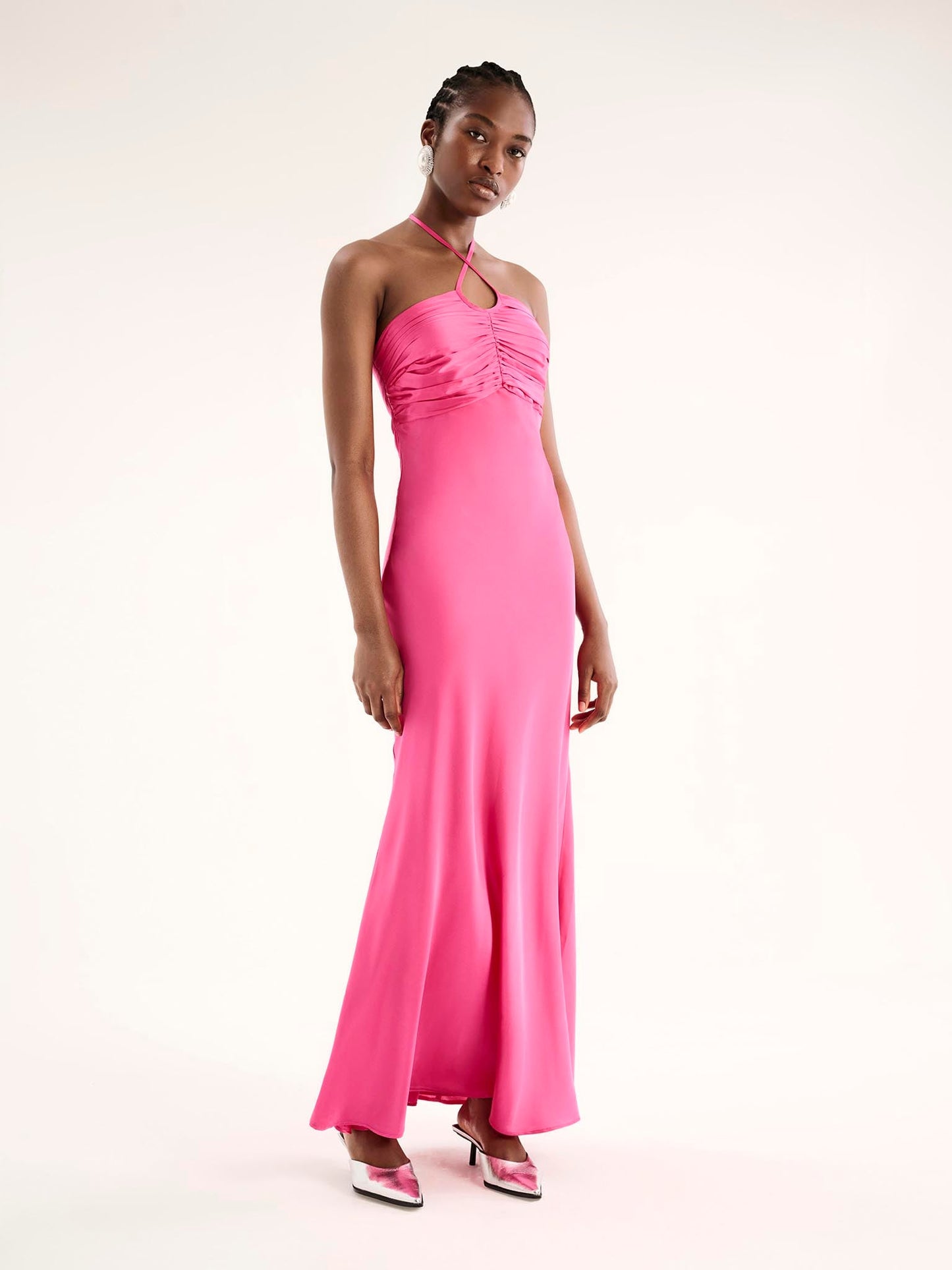 Cecilia Dress in Cerise