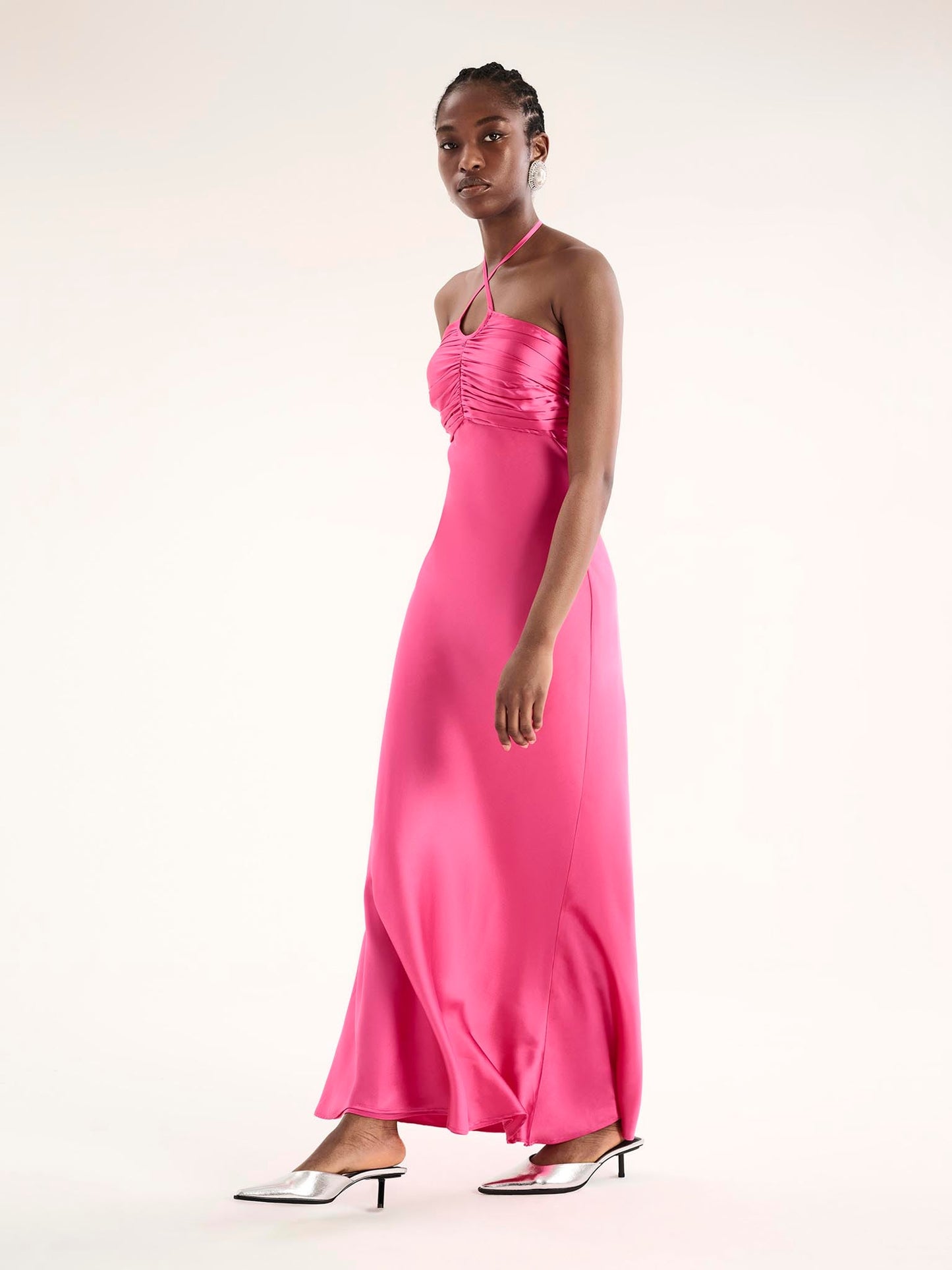 Cecilia Dress in Cerise