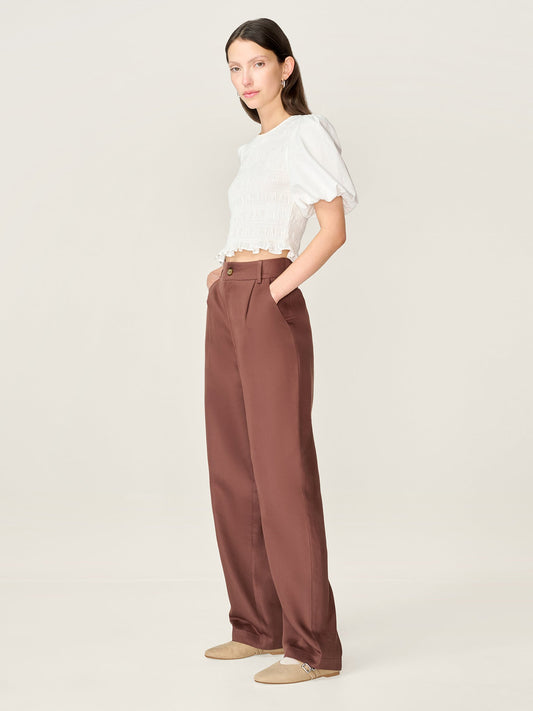 Cinnamon Trouser in Chocolate