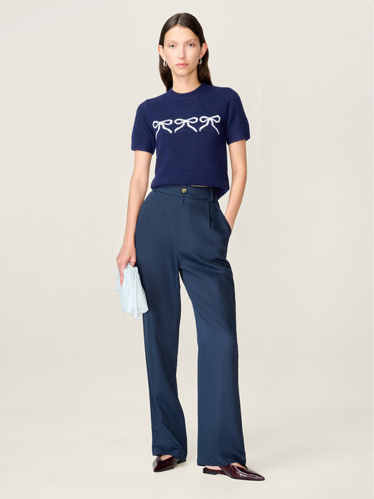Cinnamon Trouser in Navy