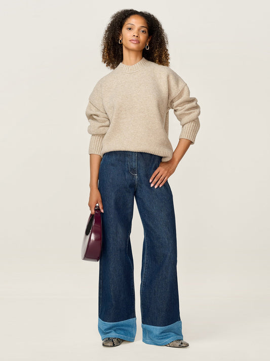 Clementine Jumper in Oatmeal