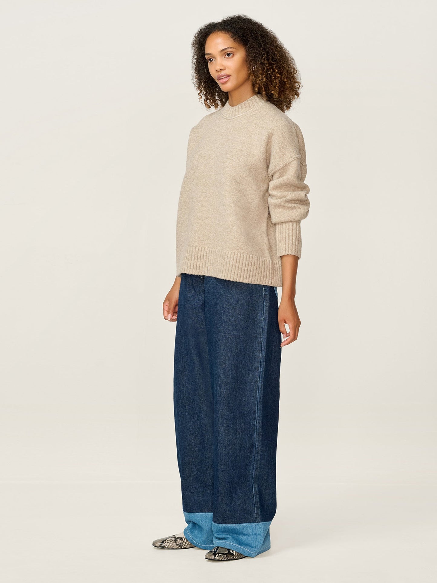 Clementine Jumper in Oatmeal