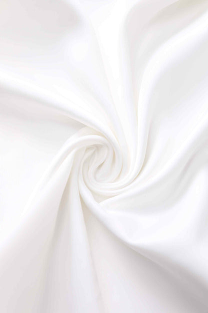 Daisy White Satin Halter Dress
