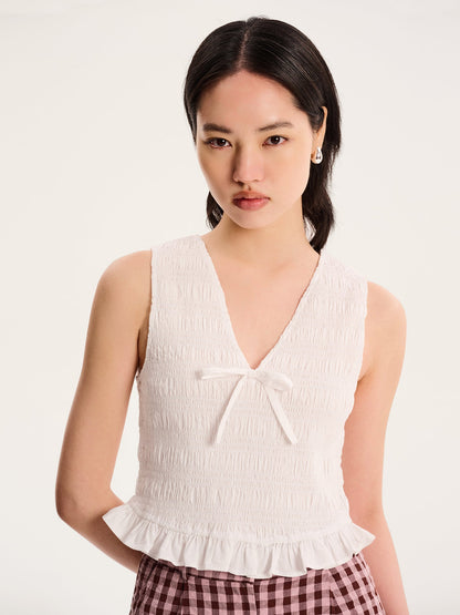 Florrie Top in White