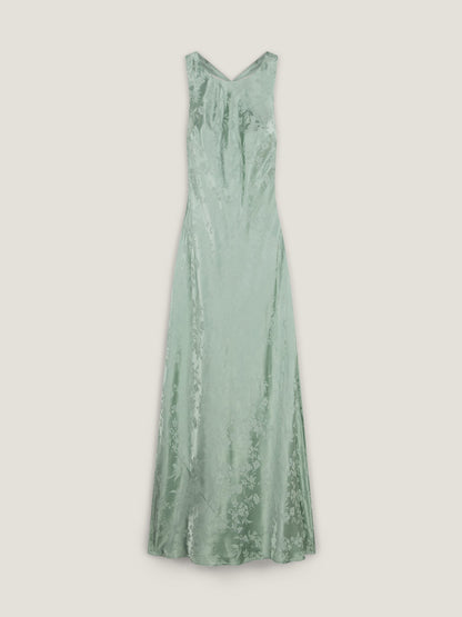 Jai Jacquard Dress in Sage