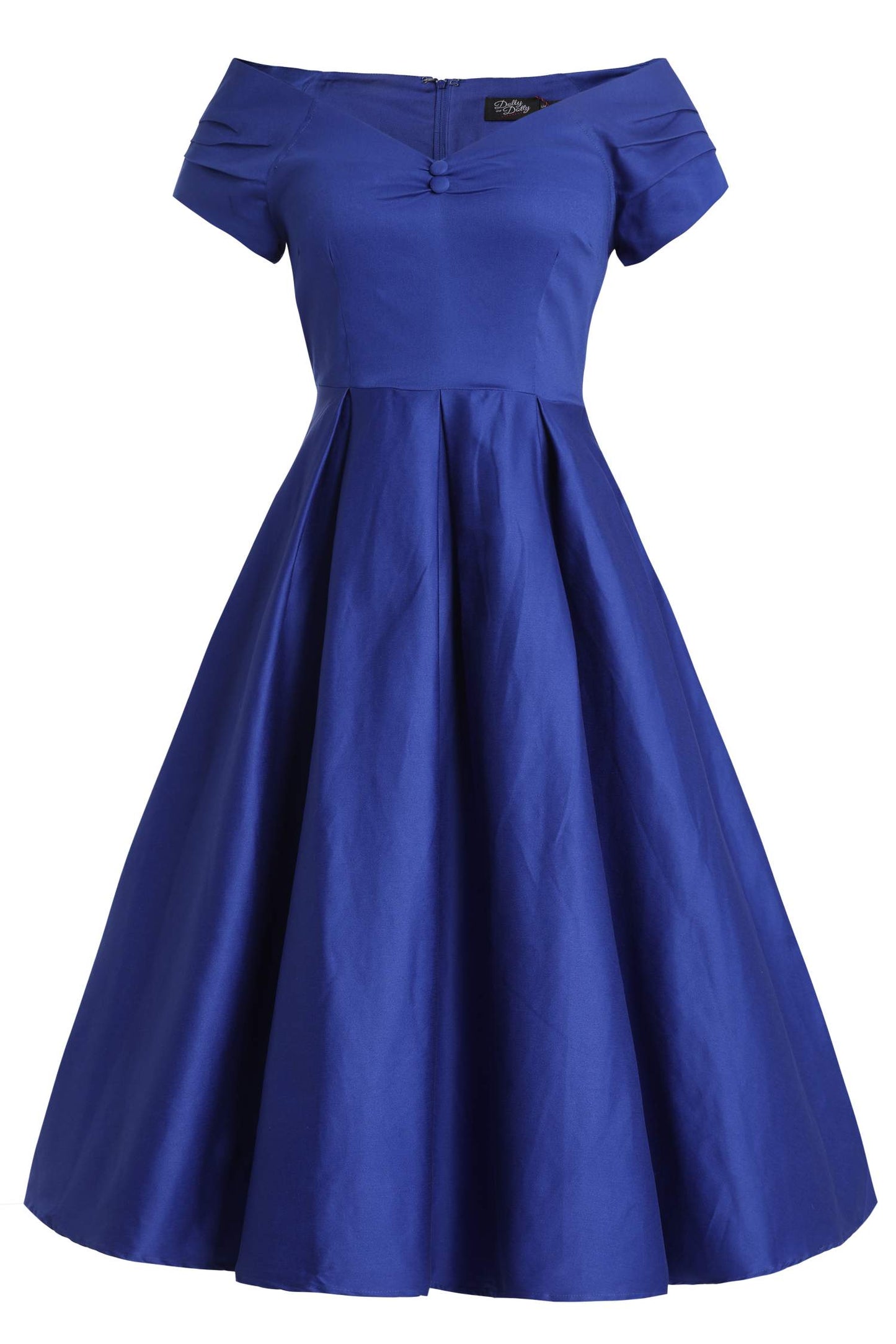 Lily Dark Blue Off Shoulder Dress