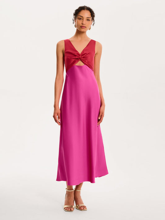 Maggy Dress in Red and Pink