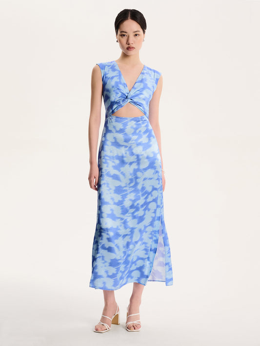 Marin Dress in Blurred Floral