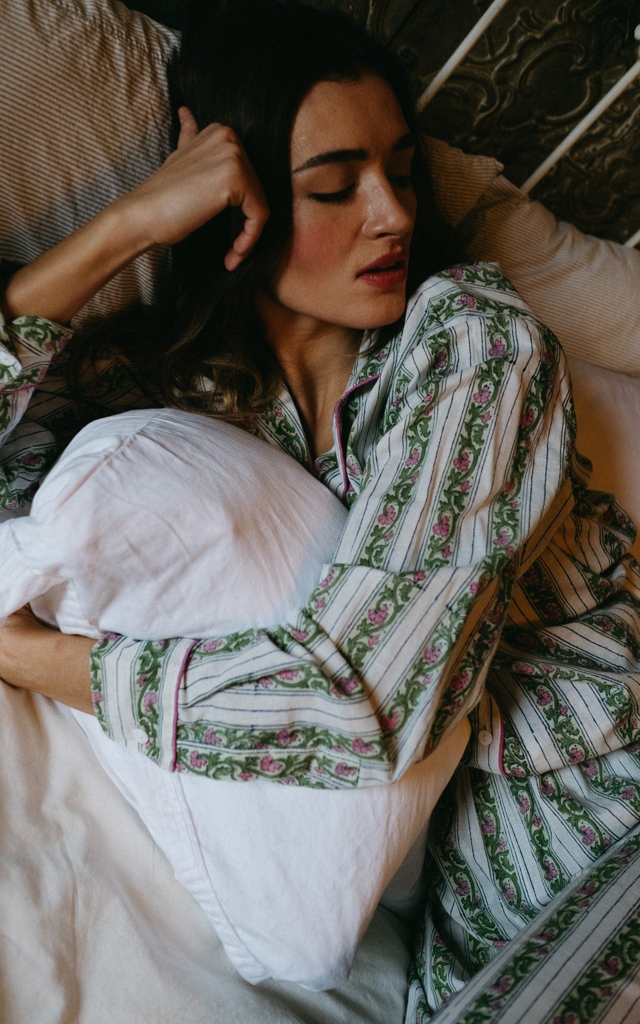 Iris Top in Sweet Pea Stripe