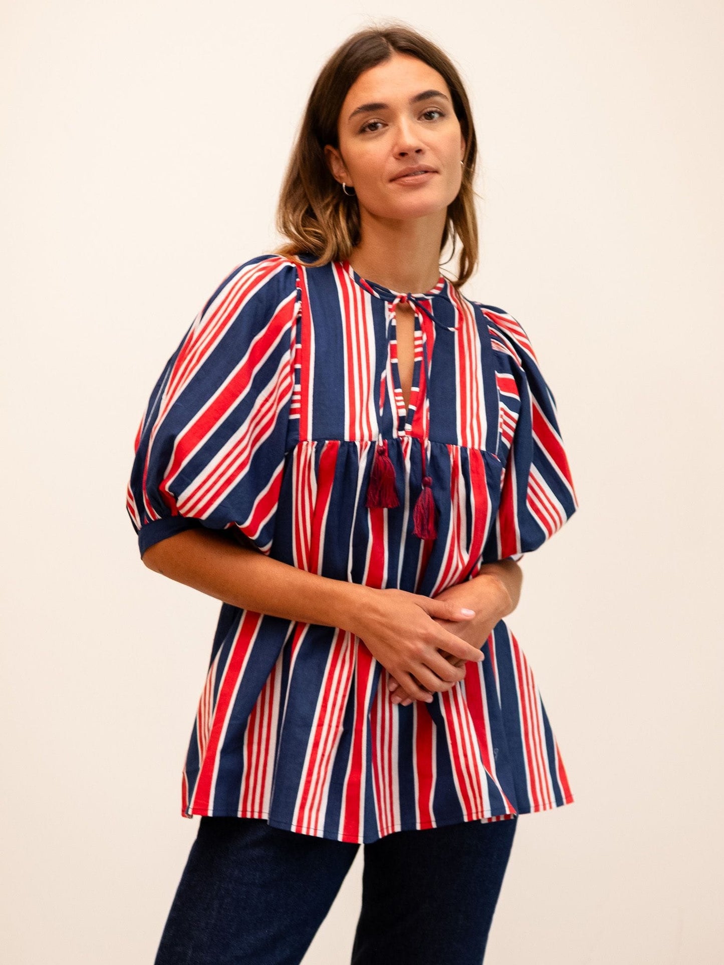 Thalia Top in Sailing Stripe
