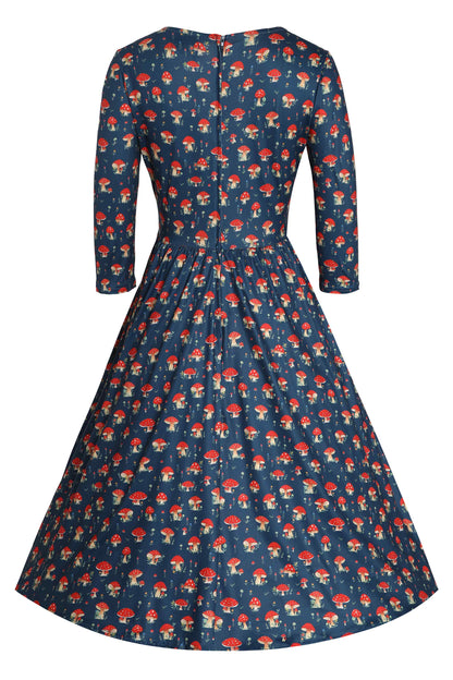 Billie Mushroom Long Sleeved Dress