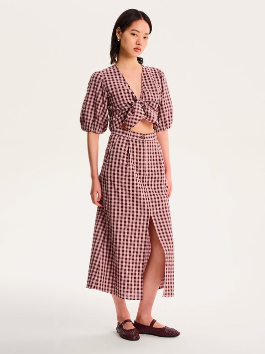 Karina Gingham Top
