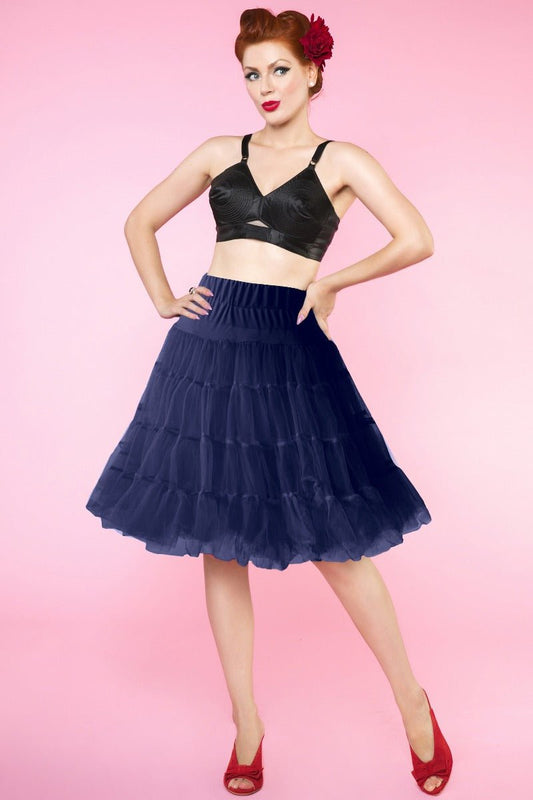 Petticoat 58.5 cm- 23 Inches in Navy Blue