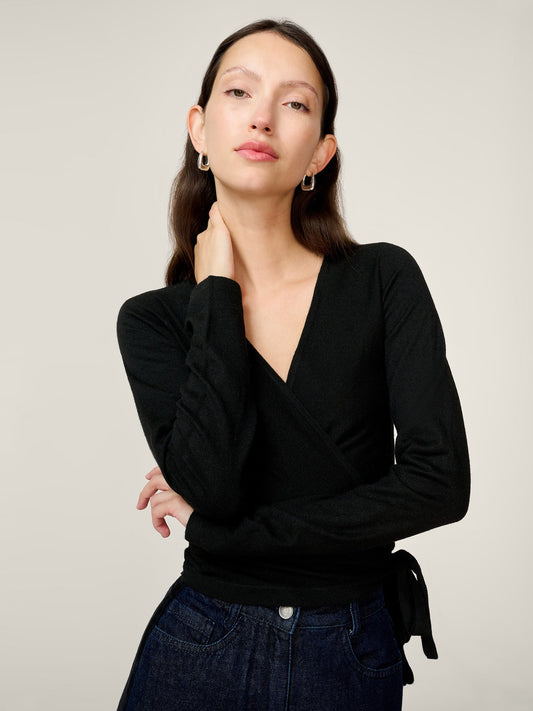 Rex Ballet Top in Black