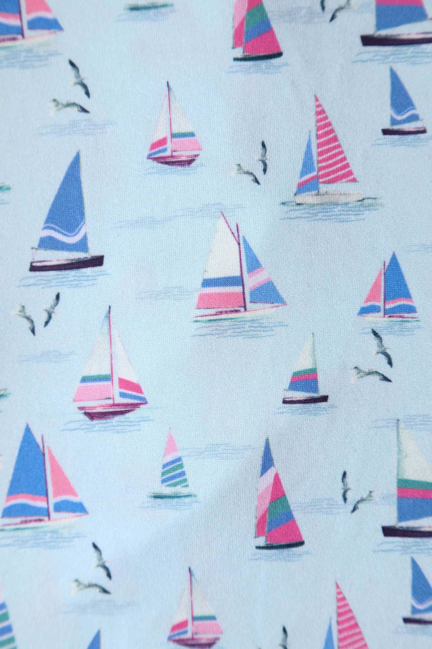 Matilda Sailboat Blue Wrap Dress